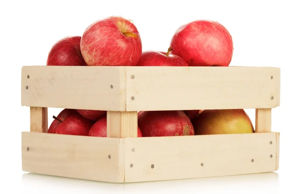Cesta com maçãs — Fotografia de Stock