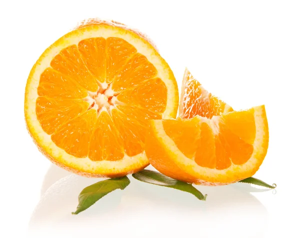 Geschnittene Orange — Stockfoto