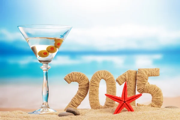 Cocktail sulla spiaggia — Foto Stock