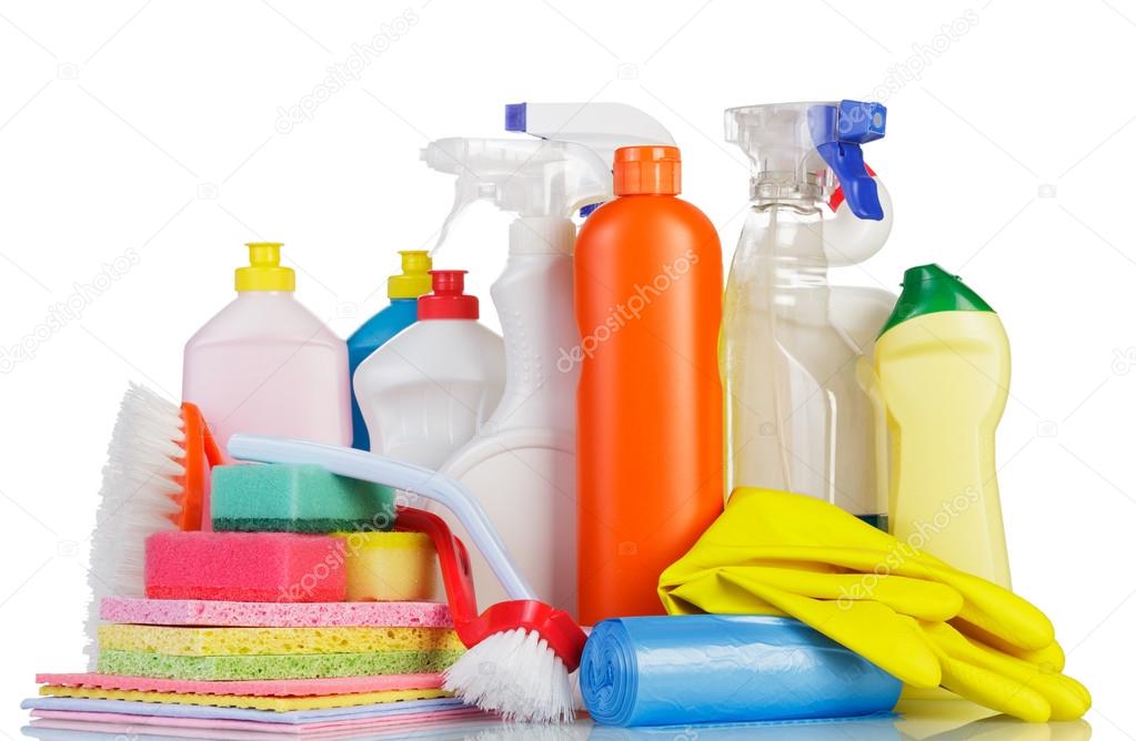 The cleaning products