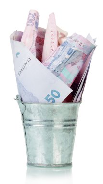 Kova içinde Ukrayna hryvnia
