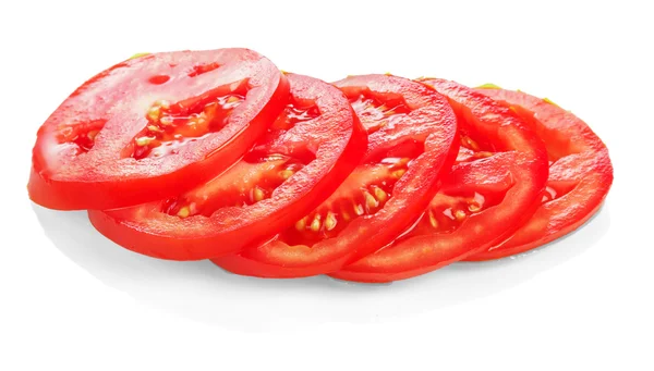 Tomate en rodajas rojas — Foto de Stock