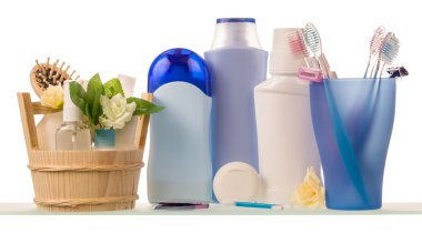 Jilet ve deodorant ile losyon