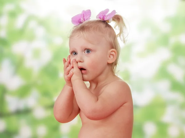 Niña sorprendida. —  Fotos de Stock