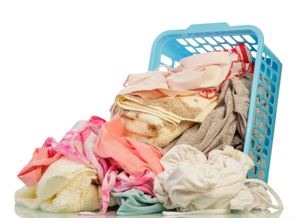 Dirty Clothes in basket — Stock Photo, Image