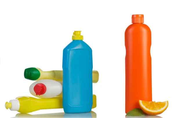 Cleaning products isolated — Stock Photo, Image