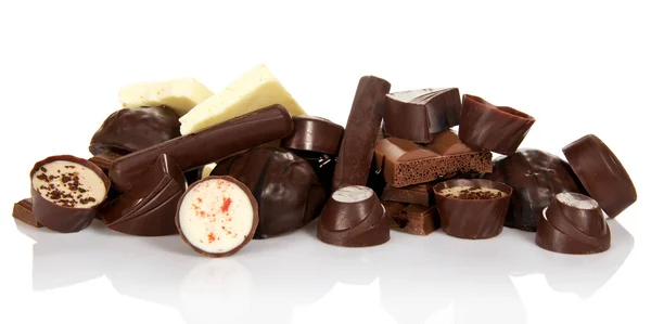 Dulces de chocolate aislados — Foto de Stock