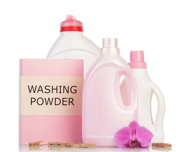 Pink washing powder — Stock Photo, Image
