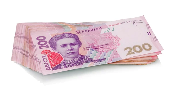 Ukrajinská peníze hryvnias — Stock fotografie