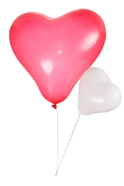 Palloncini a forma di cuore — Foto Stock