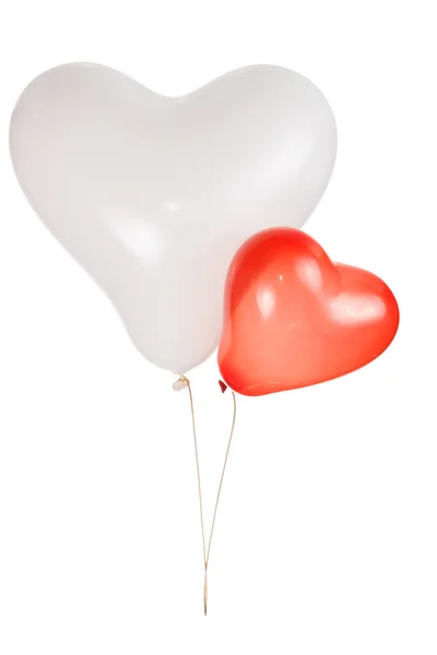 Palloncini a forma di cuore — Foto Stock