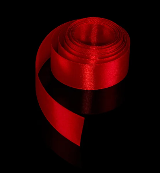 Shiny satin ribbon — Stock Photo, Image