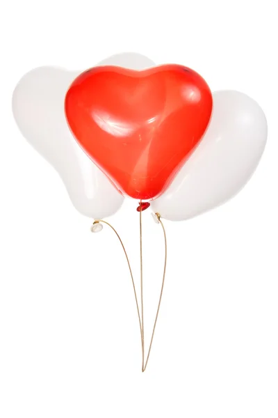 Heart shaped balloons — Stock Photo, Image