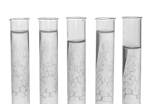 Chemical test tubes — Stock Photo, Image