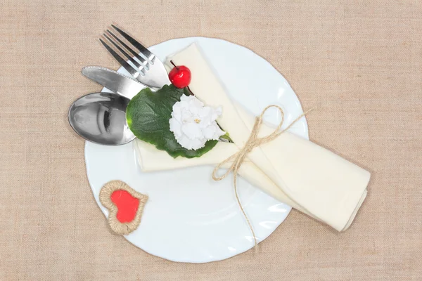 Valentine's Day table — Stock Photo, Image