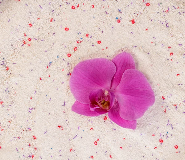 Çamaşır tozu ve çiçek — Stok fotoğraf