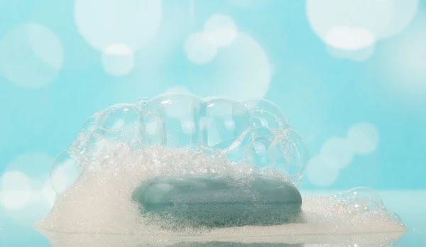 Kawałek mydła z pianki — Zdjęcie stockowe