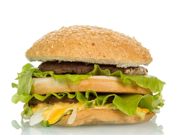 Sabroso sándwich de hamburguesa — Foto de Stock