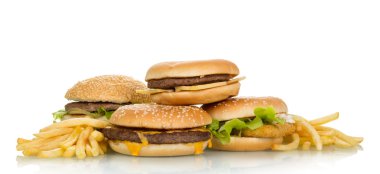 Lezzetli hamburger sandviç