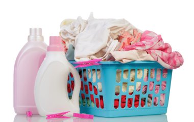 Elbise ve çamaşır tozu