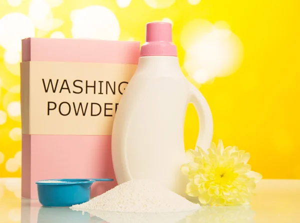 Poeder wassen en schoonmaken van item — Stockfoto