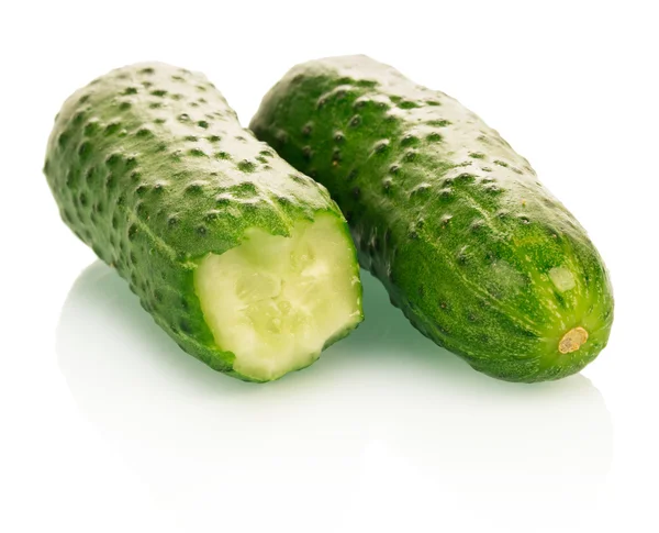 Ripe green Cucumbers — Stock Photo, Image