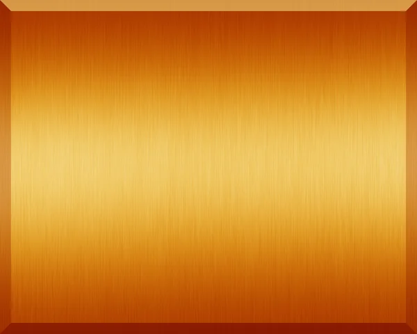 Orange Metallic Plate — Stock Photo, Image