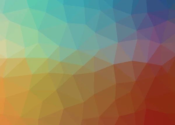 Colorful Low Polygon Background — Stock Photo, Image