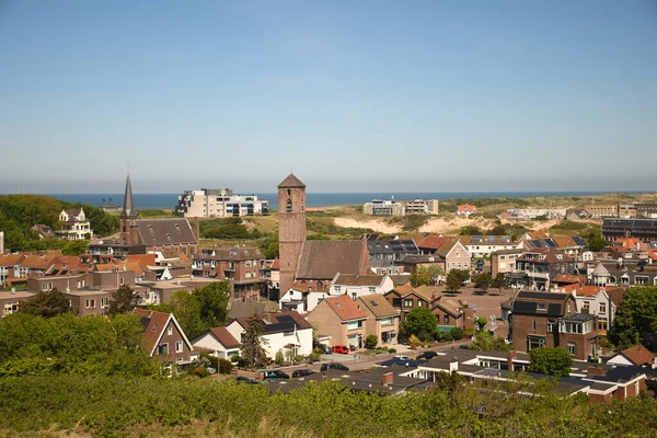 Noordzee Achtergrond Van Wijk Aan Zee Stad Nederland — Stockfoto