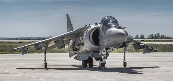 Een Close Shot Van Een Harrier Vliegtuig — Stockfoto