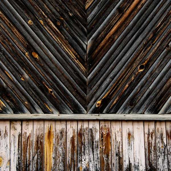 Крупный План Темной Текстурированной Деревянной Поверхности — стоковое фото