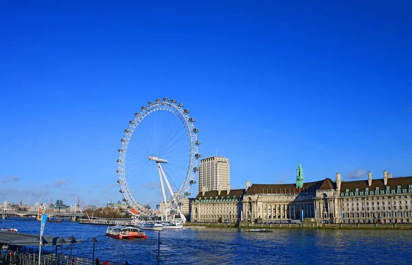 London Förenade Kungariket Jan 2015 South Bank River Thames London — Stockfoto