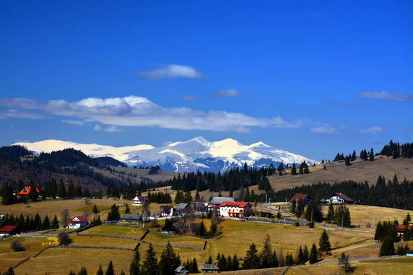 Uno Scatto Paesaggio Dal Passo Tihuta Romania — Foto Stock