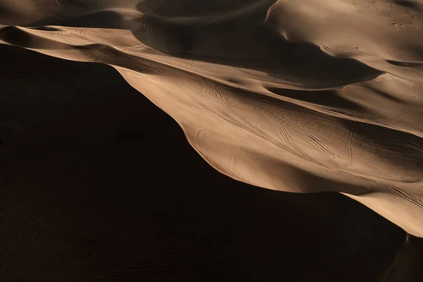 Eine Wunderschöne Wüstenlandschaft Mit Sanddünen Dubai — Stockfoto