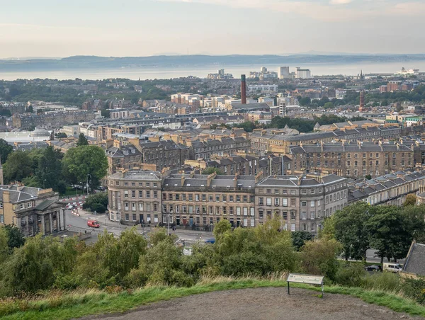 Edinburgh Ηνωμενο Βασιλειο Σεπ 2020 Θέα Που Σαρώνει Εδιμβούργο Και — Φωτογραφία Αρχείου