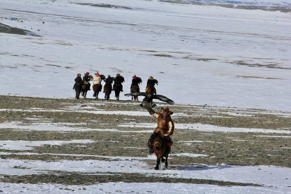 Ulgii Mongolia October 2020 Photo Art Cloudscape Historical Design Rocks — 图库照片