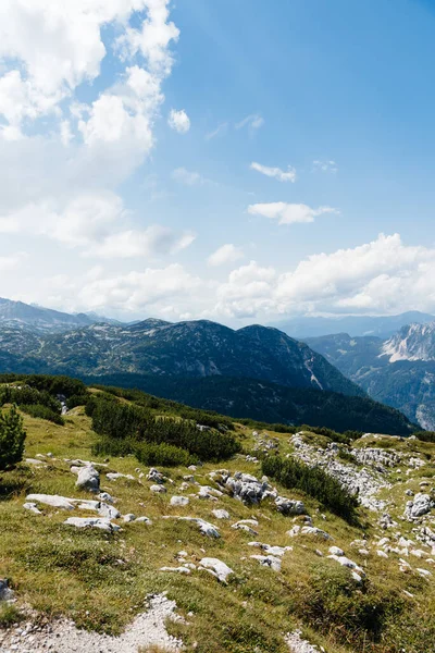 Uno Scatto Ipnotizzante Bellissimo Paesaggio Montano Austria — Foto Stock