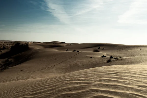 Hermoso Paisaje Desértico Con Dunas Arena Dubai —  Fotos de Stock