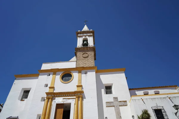 Vista Panorámica Iglesia Parroquial Las Angustias Provincia Huelva Andalucía España — Foto de Stock