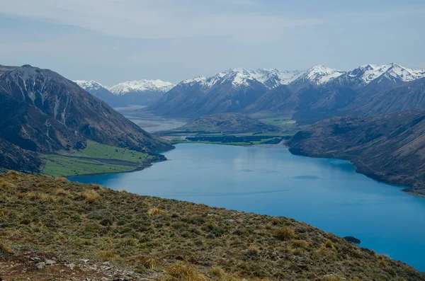 Крупный План Пик Хилл Перевал Артура Новая Зеландия — стоковое фото