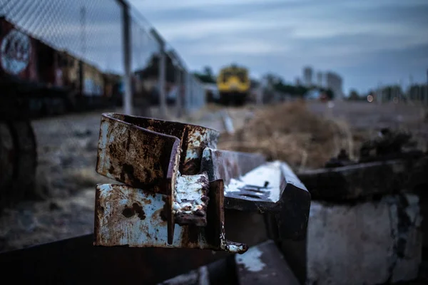 Tren Abandonado Exhibición Estación Mendoza Argentina — Foto de Stock