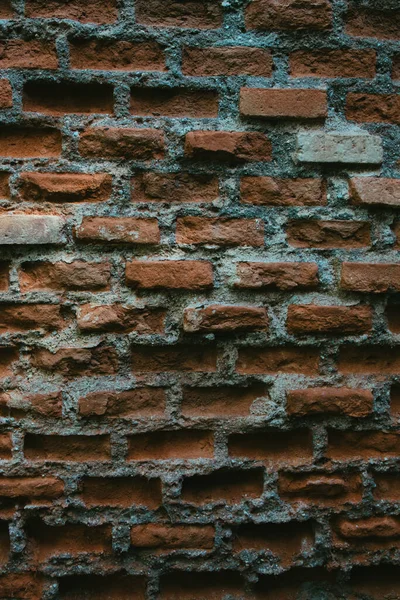 Pionowe Ujęcie Cegły Ścianie — Zdjęcie stockowe