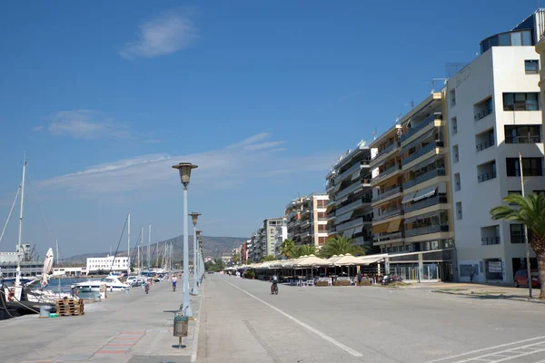 Volos Seviyoruz Çeşitliliği Romantik Bir Sahil Cephesi Olan Canlı Bir — Stok fotoğraf