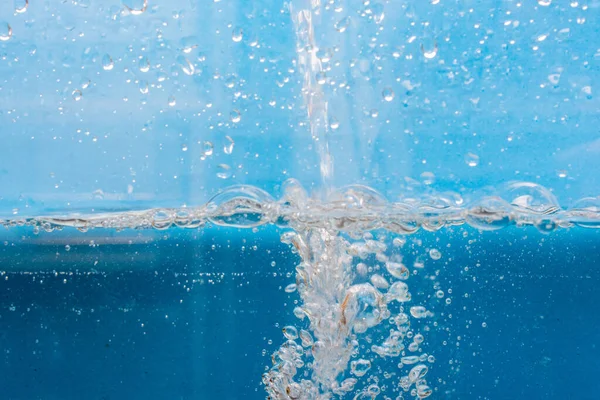 Eine Nahaufnahme Von Luftblasen Wasser — Stockfoto