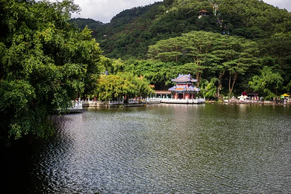 Jezioro Shenzhen Chiny Popularnym Parku — Zdjęcie stockowe