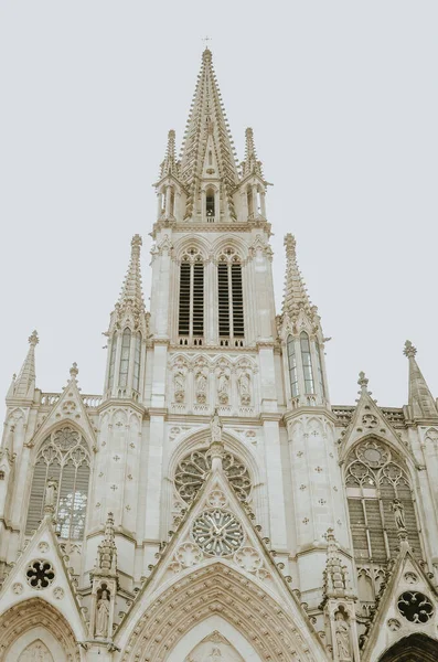 Uma Bela Foto Detalhe Igreja Paris — Fotografia de Stock