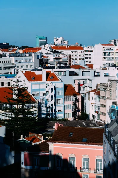 Veduta Aerea Del Paesaggio Urbano Lisbona Portogallo — Foto Stock