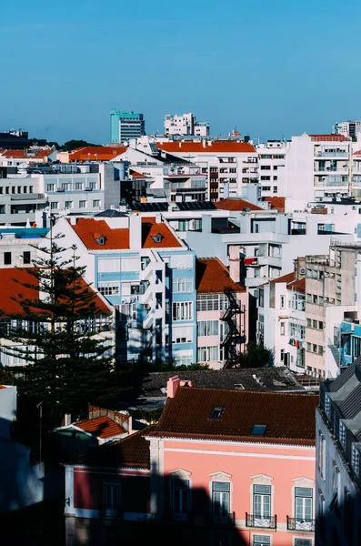 Vista Aérea Paisagem Urbana Lisboa Portugal — Fotografia de Stock