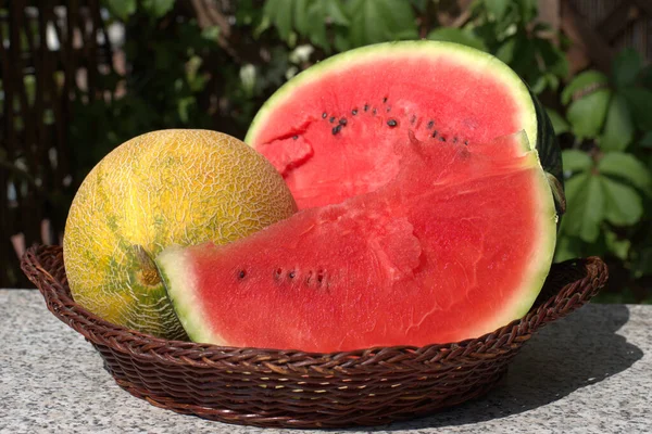 Watermelon Sweet Refreshing Low Calorie Summer Snack Provides Hydration Also — Stock Photo, Image