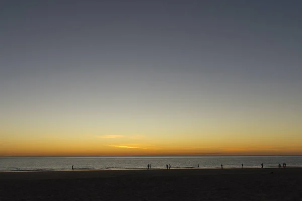 Mesmerizing Shot Beautiful Sunset Cadiz South Spain — Stock Photo, Image